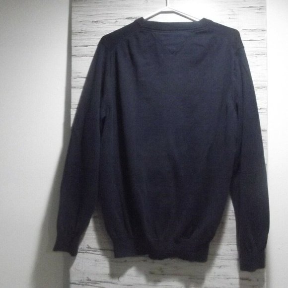 Tommy Hilfiger Men's Classic Lightweight Crew Neck Pullover Sweatshirt - Picture 7 of 7